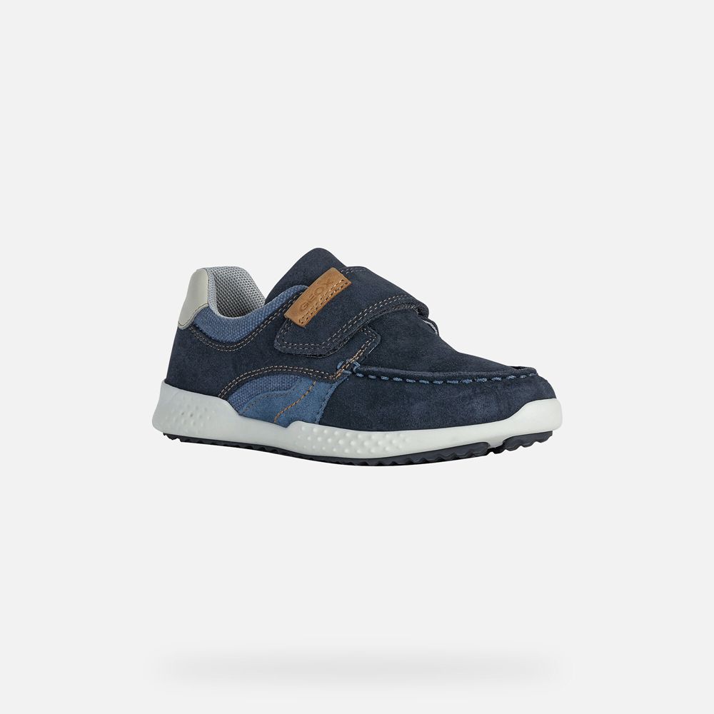 Geox Loafers Navy Snake.2 - Geox Boys Shoes - GZBALP402